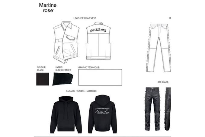 Kendrick Lamar Shows off Clothing Designed With Martine Rose