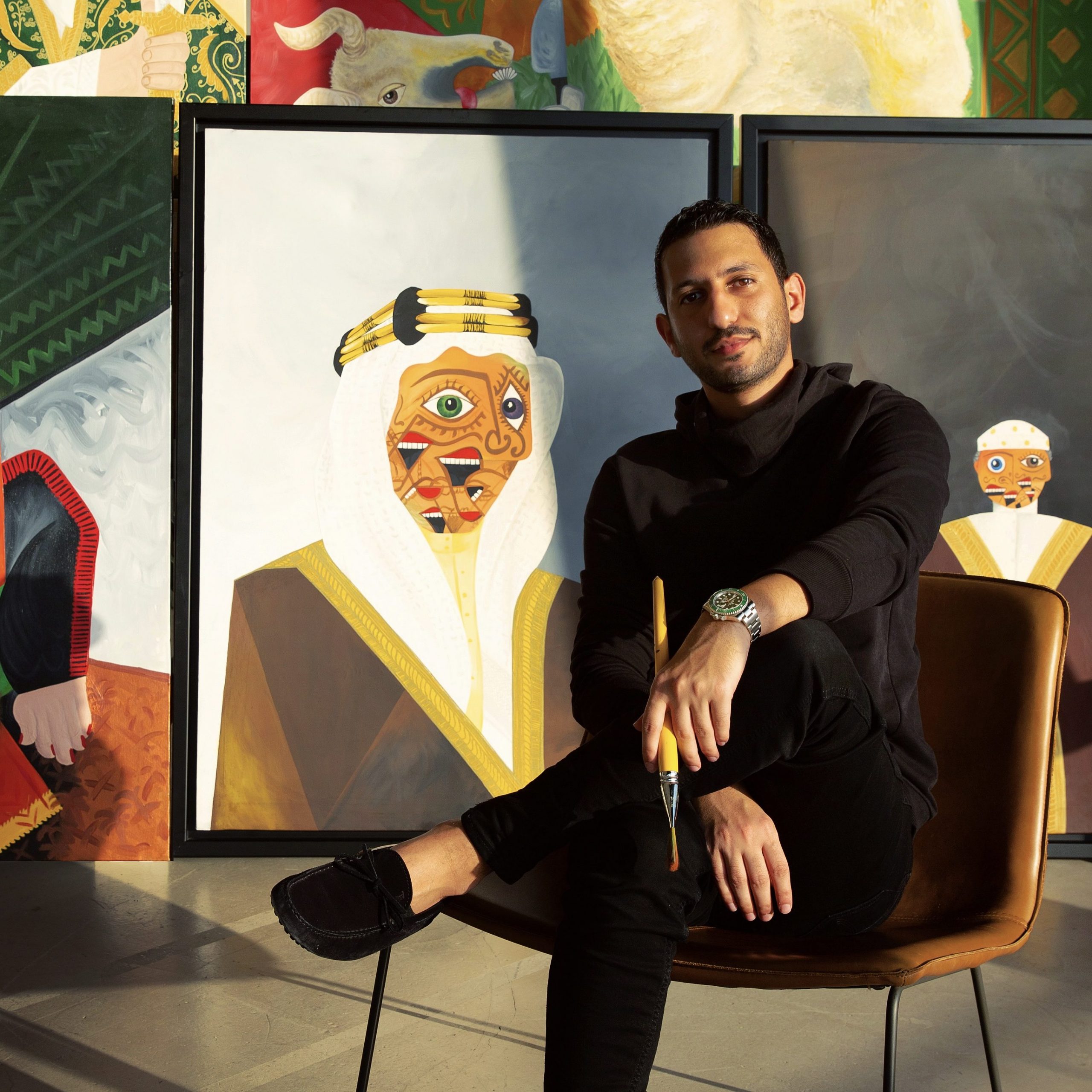 Faisal AlKheriji Showcases Saudi Culture Through Art